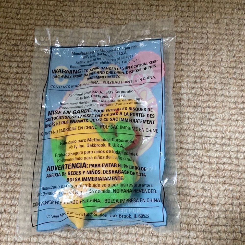 Smoochy the Frog Teenie Beanie Baby